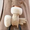 Velvet Winter Gloves Thick Women Mittens Skiing Plush Gloves  Outdoor