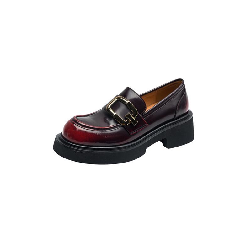 Fashion NEW Spring Autumn Women Shoes Fashion Loafers Round Toe Chunky Platform Shoes for Women High Heels Women Pumps Zapatos Mujer