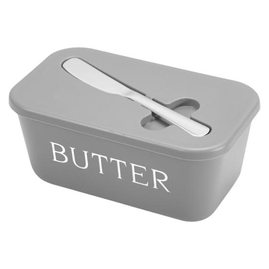 Butter Container Box with Cutter Lid Sealed Cheese Storage Box