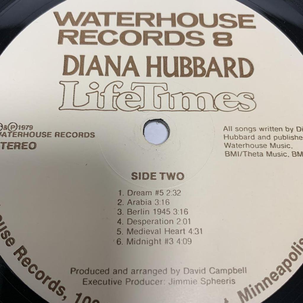 [GEBRAUCHT] DIANA HUBBARD LP LIFE TIMES Klavierplatte