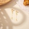 Enkle og øreløse dame øreklips, High-end følelse, Nisjedesignfølelse, Perleøredobber Smykker, Allsidige temperamentøredobber