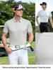 PGM2026 Men's Quick-Dry Golf Polo Shirt - Short Sleeve, Summer, Elastic Fabric, Lapel Design