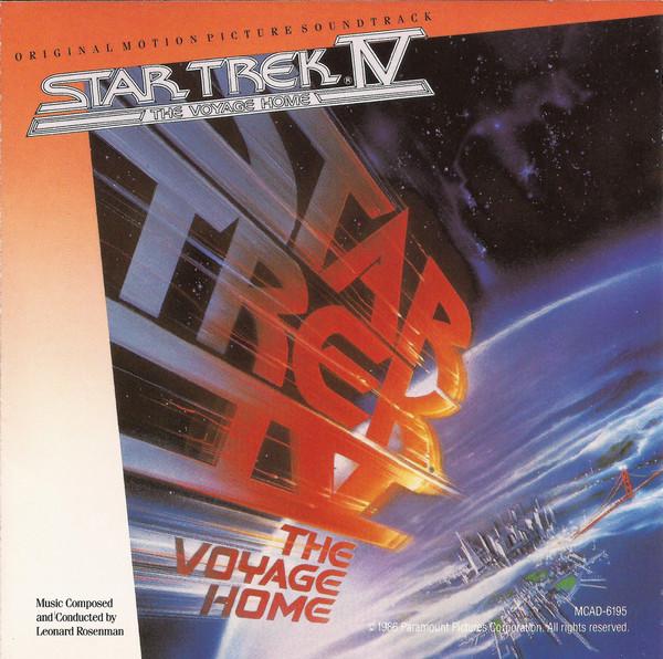 CD LEONARD ROSENMAN - Star Trek IV: The Voyage Home (Orig MCAD6195 MCA Records 1988 US Dance & Electronica Used