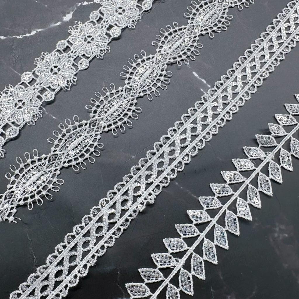 Clothing Accessories Home Women'S Underwear Lolita Ribbon Accessories Hollow Polyester Embroidery Lace Sequins Lace