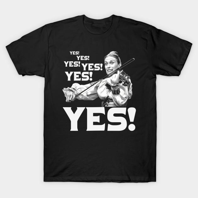 Men Black Print T-shirt Frau Blucher Yes! - Young Frankenstein No-Cut Transfer Paper Print Cotton Tshirt 3XL чёрный