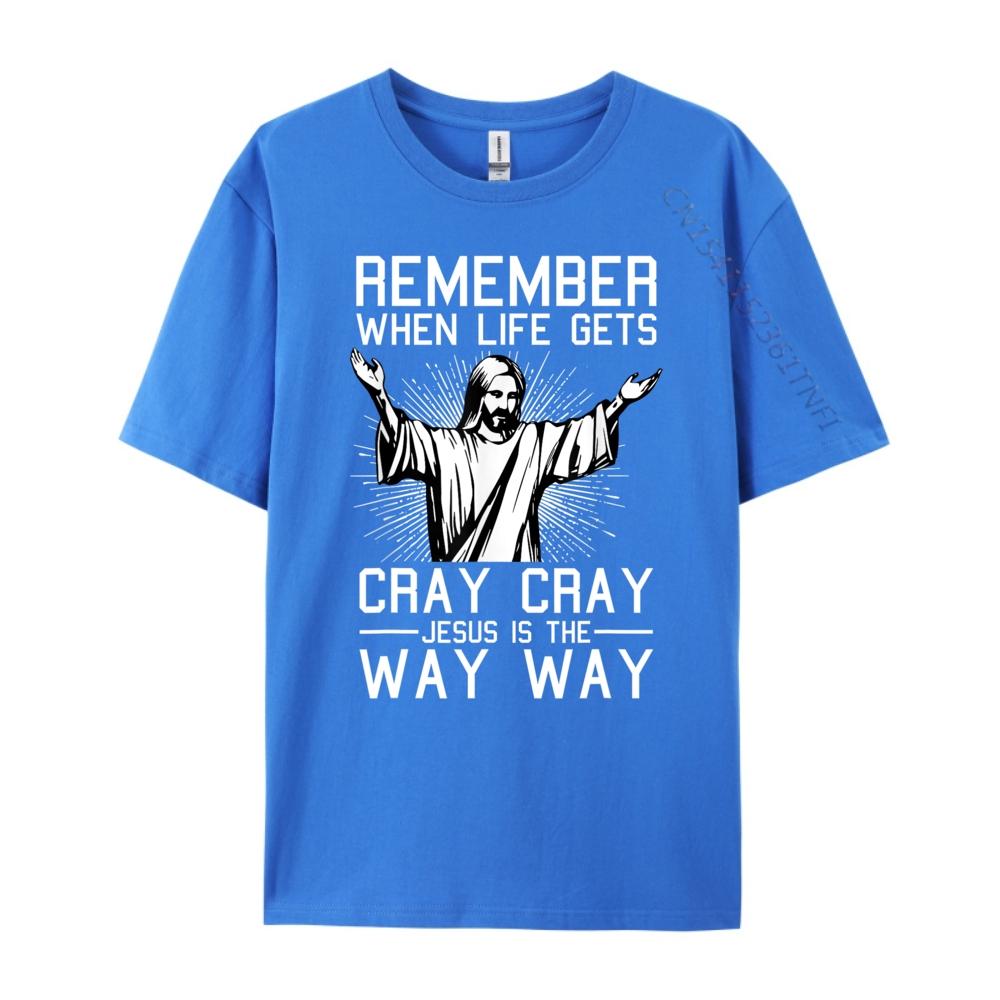 Jesus Ist Der Weg Weihnachten Lustig Glaube Religiös Christlich Herren Grafik T-Shirts Modisch und Trendig Meme T-Shirt Gedenktag
