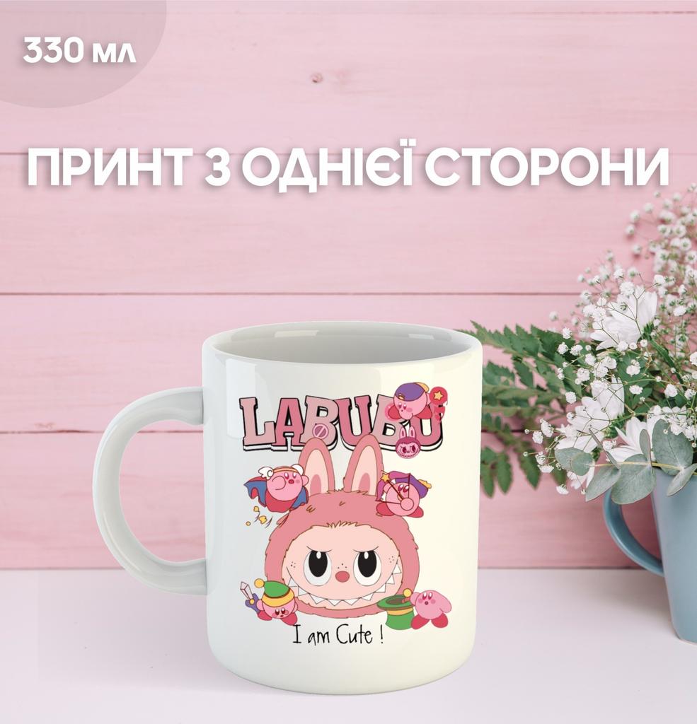 Labubu Mug Labubu Printed Ceramic Cup 330ml