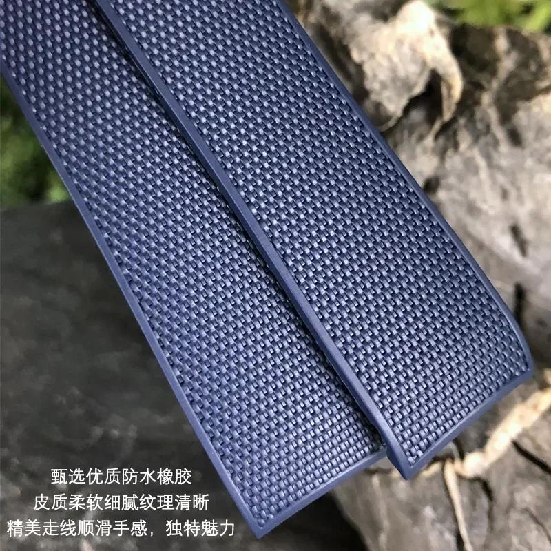 21mm Silicone Watch Strap Waterproof Watchband for Longines Strap for Conquest HydroConquest L3.742 782 Series