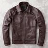 Casual Echtes Rindsleder Echtes Leder Jacke Männer Schlanke Herren Kleidung Frühling Herbst Herren Kuh Kleidung