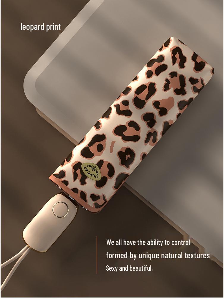 OLYCAT Automatic Compact Umbrella for Women - UV Protection, Rain or Shine Dual-Use, Portable Sunshade