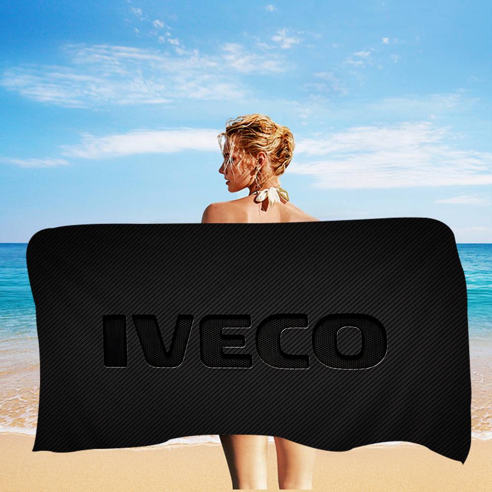 NIEUWE IVECO Grote Microvezel Strandlakens Sneldrogend Handdoek Zand Strandlakens Zwembad Handdoek Voor Reizen Zwemmen Zwembad Yoga W40*H60(CM)
