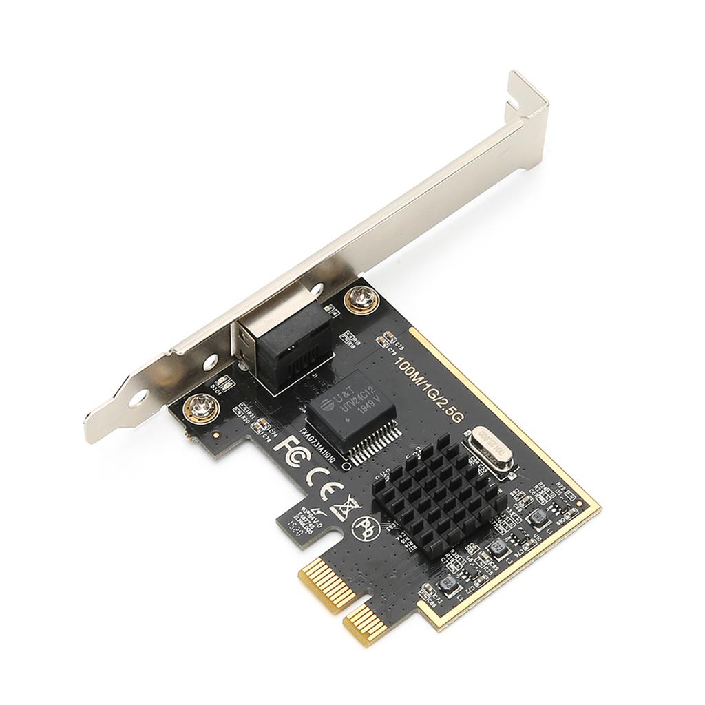 Netzwerkkarte Desktop-Computerzubehör Kabelgebundener Port PCIE auf Gigabit 2,5G 2500M für Halbduplex