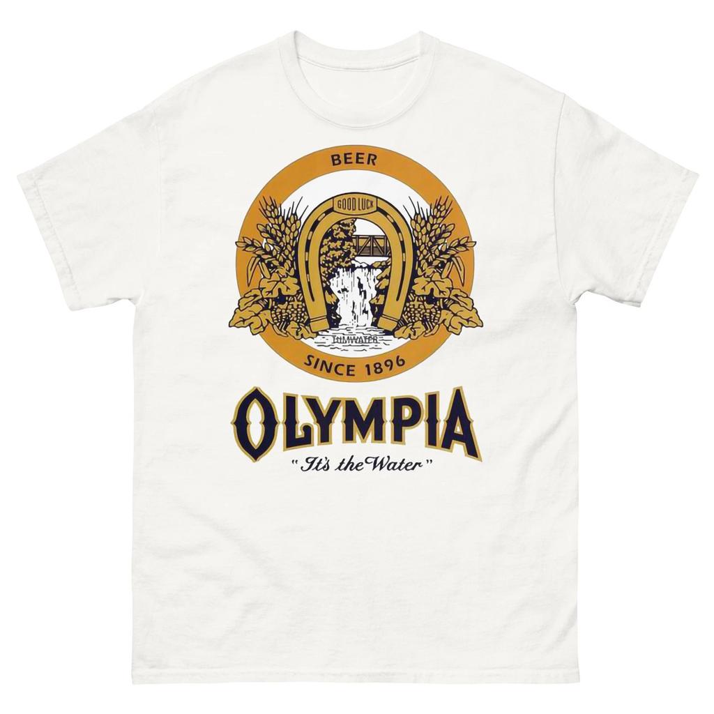 Vintage Tum Water Olympia Beer Wasington American Beer Unisex T-Shirt Size S-4XL