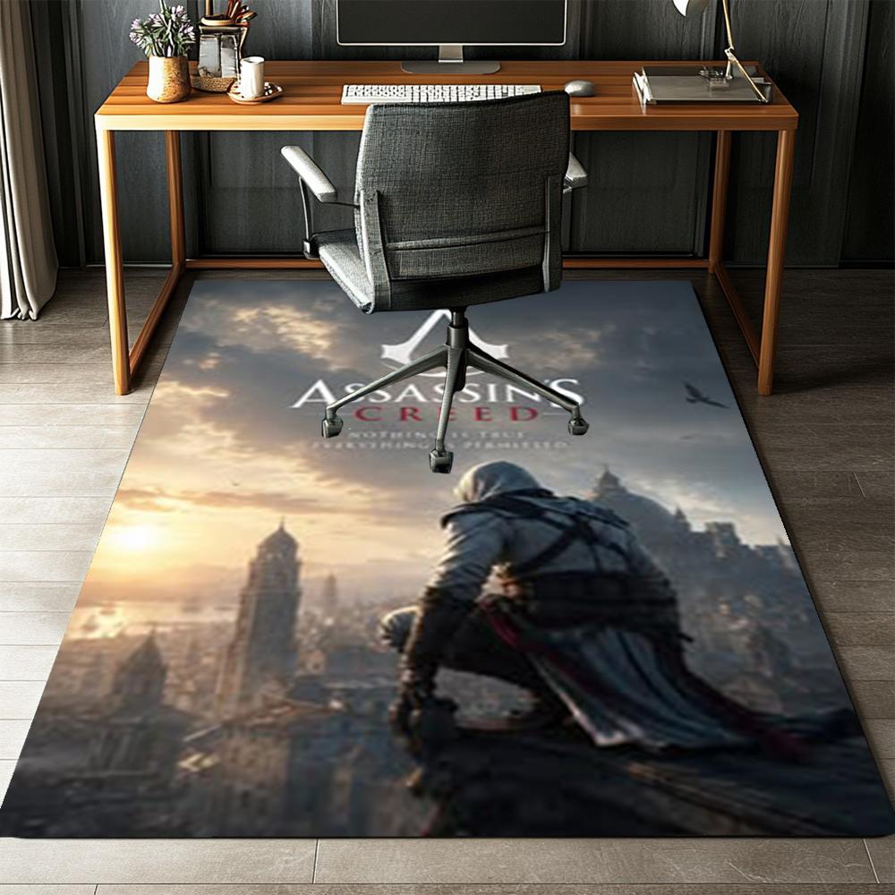 Assassin's Creed Printed Carpet,Rug,for Office Chair Living Room Bedroom Kitchen Room Decor Gifts.