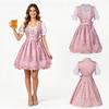 Traditionelles Oktoberfest Bierkrug-Mädchen Kleid, Große Größen Bayerisches Spitzen-Dirndl
