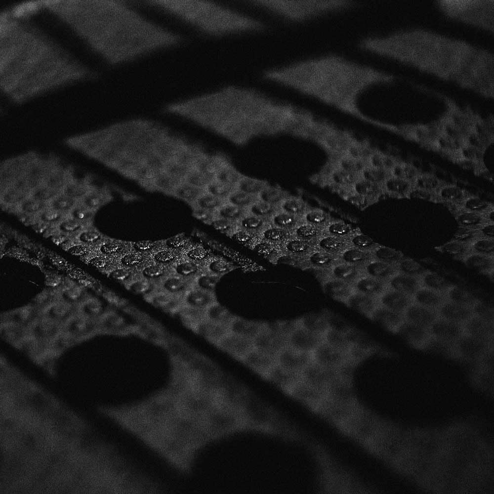 FCS Filipe Toledo Tread Lite Deck Pads/Deck Patches, Black, 3-Piece Set