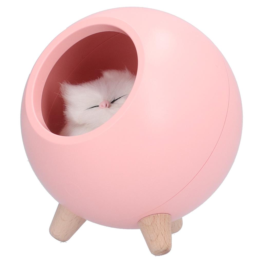 Cute Cat Touch Led Night Light with USB Cable Rechargeable Touch Dimming Cat House LED Night Light