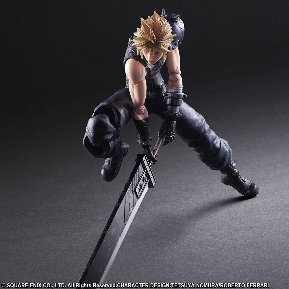 PLAY ARTS Kai FINAL FANTASY VII REMAKE No.1 Cloud Strife PVC painted movable figure