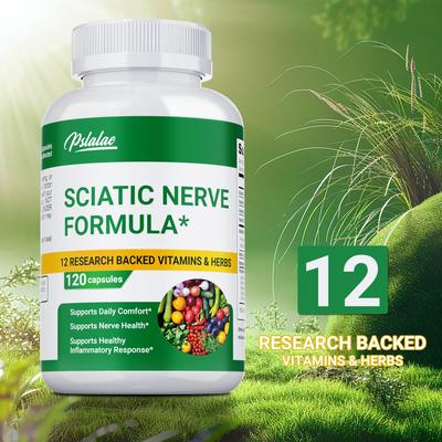 Sciatic Formula, 12 Vitamins and Herbs Including Alpha Lipoic Acid To Support Nerve Health and Healthy Inflammatory Response