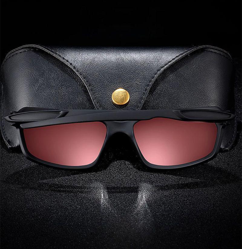 Men's Stylish HD Sunglasses - Colorful, Anti-Glare & UV Protection