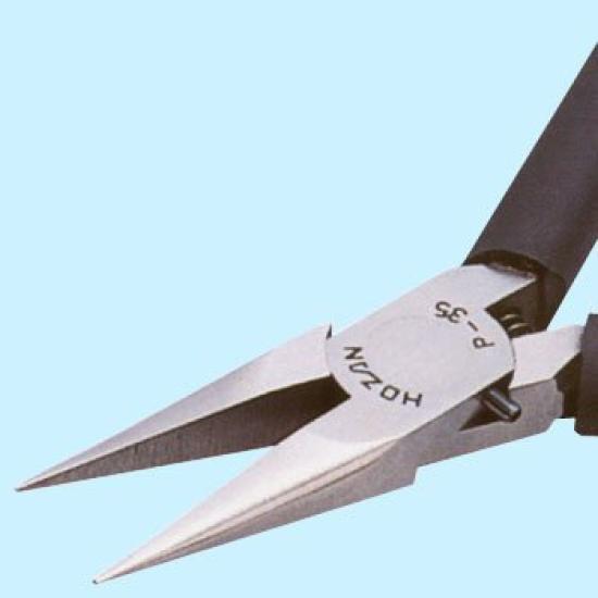 HOZAN Miniature Radio ESD Radio Soft 116mm 45g Pliers, Pliers, Anti-Static Grip, Length, Weight, P-35