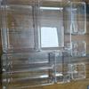 Acrylic Shelf Set with Cosmetic Organizer and Dorm Drawer Divider