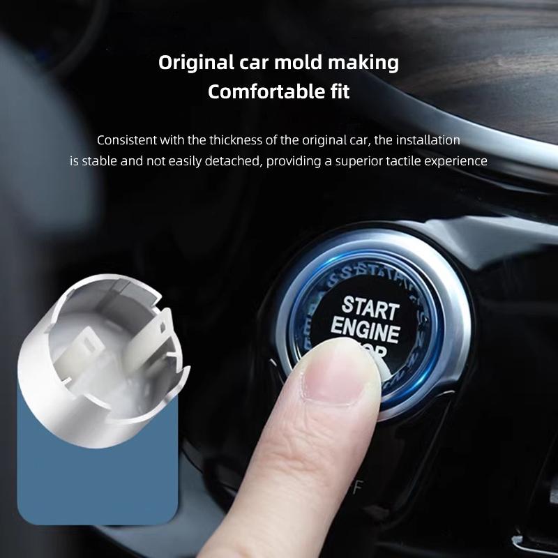 Car One-Key Engine Start Stop Button Crystal Cover Accessories For BMW G06 G07 G29 F20 F21 F30 F35 F34 F32 F36 F10 F18 Stickers QX8