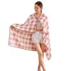 Fang En Plush Wearable Shawl Blanket