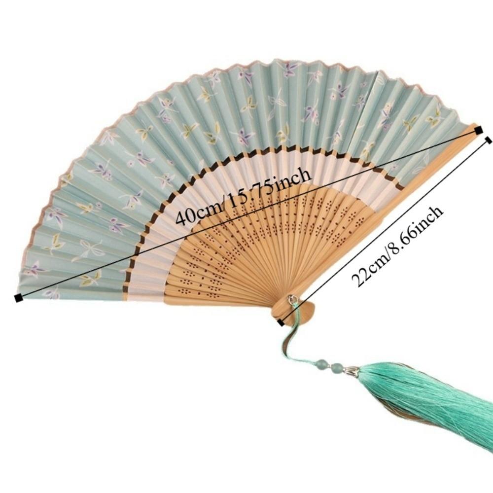 Classical Folding Fan Vintage Dance Fan Costume Accessory Bamboo Fan  Summer