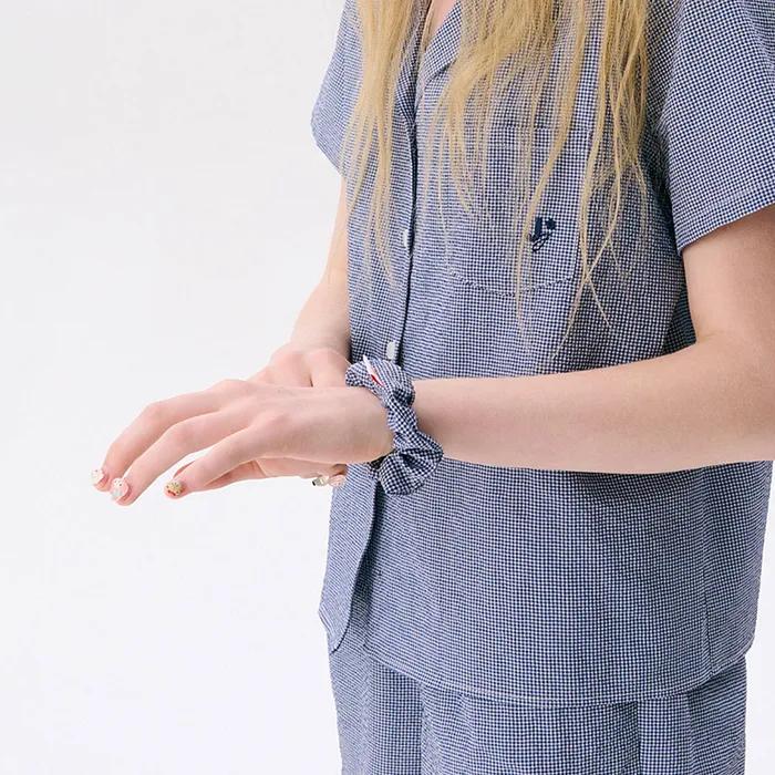 Check Scrunchie 4Color