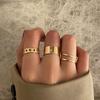 10-Piece Star and Moon, Heart, and Leaf Knuckle Ring Set - Creative Retro Women's Rings