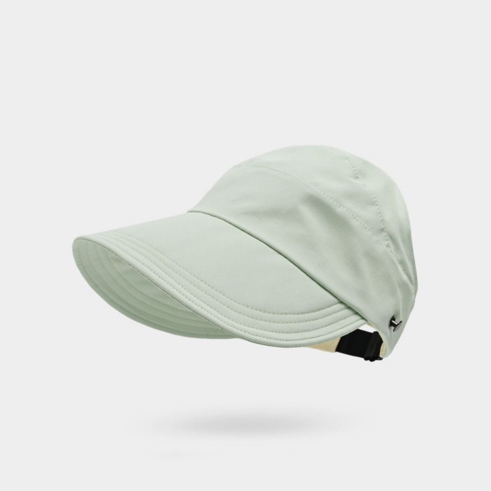Sombrero de Playa Transpirable para Exterior, Color Sólido, Gorra de Protección Solar, Sombrero de Sol Casual de Ala Ancha, Camping