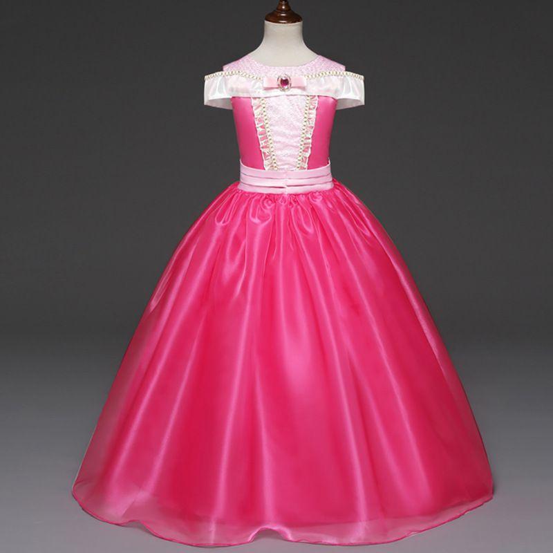 

Детское платье для девочек, костюм принцессы, Хэллоуин, косплей-вечеринка, маскарадный костюм, красивое Rose,6Years（130cm）