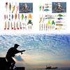 24Pcs Fishing Tackle Advent Calendar Fishing Lure Swimbaits Artificial Hard Baits Christmas Gift for Dad & Fishing Lover