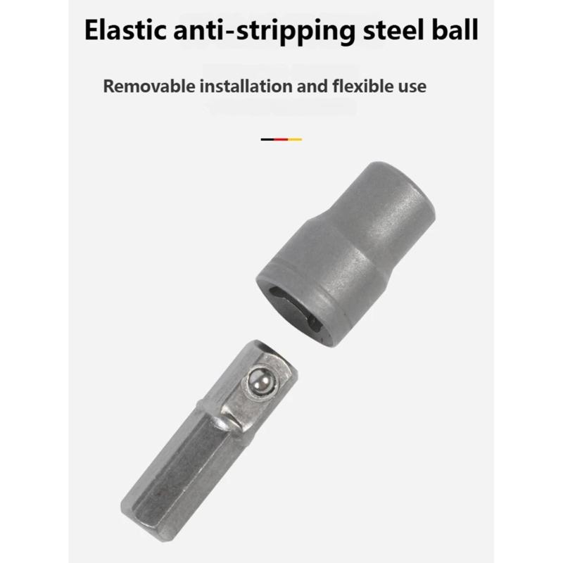 10Pc Quick Install Socket Adapter Set Durability Construction Broad Compatibility for Efficient Work In Various Application