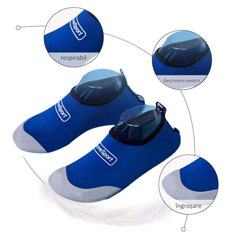 Blue Family Quick-Dry Breathable Ultra-Light Non-Slip Beach Shoes Water Shoes Size 38-39