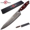 8'' Japanese Kitchen Knives 67 Layers Vg10 Damascus Steel Chef Knife Meat Vegetable Multi Cooking Tools Gift Box GRANDSHARP