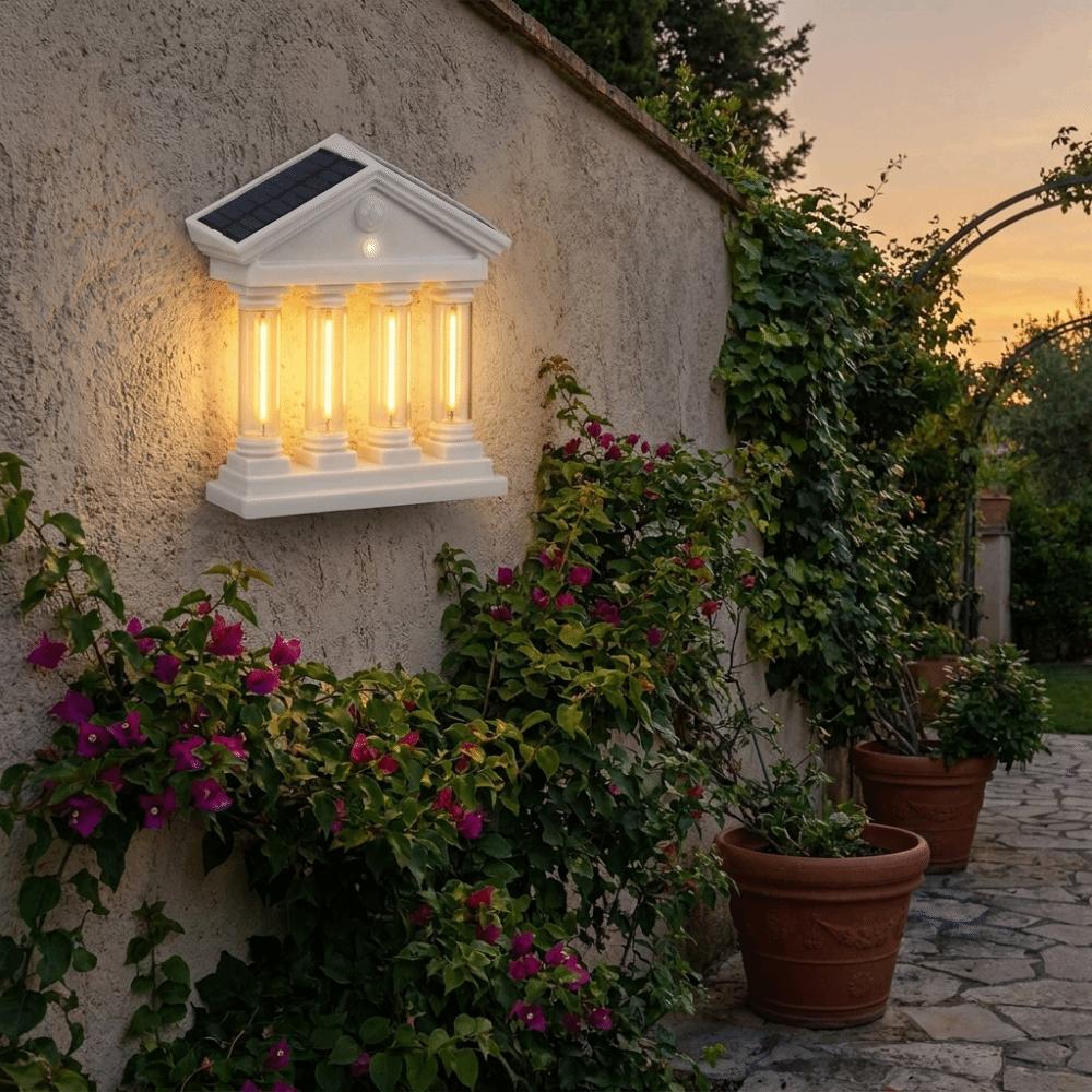 Steady Bright Illumination Solar Wall Lamp High Bright Home Exterior Light Outdoor Spaces