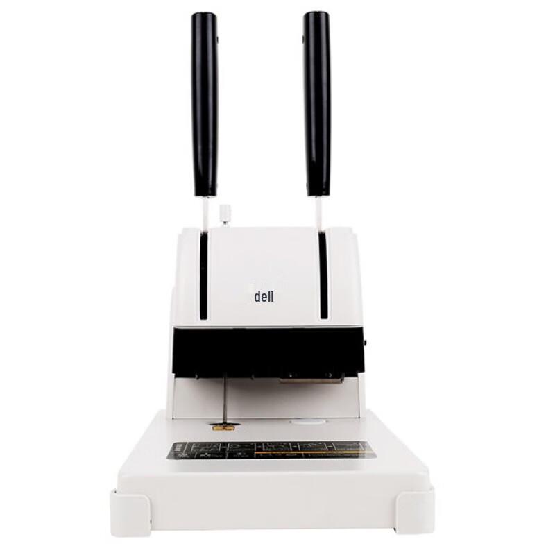 Deli Financial Document Binding Machine CN plug (adapter included)