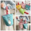 Duck Canvas Bucket Bag Large Capacity Print Handbag Elegant Storage Bag Outdoor