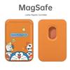 Doraemon Leather Magnetic Card Holder & MAGSAFE-Compatible Apple Phone Case