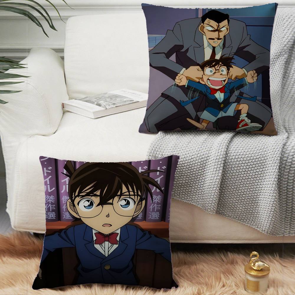 Detective Conan Pillow Case Home Decor Throw For Sofa Bed Car Room Decor Gift Idea