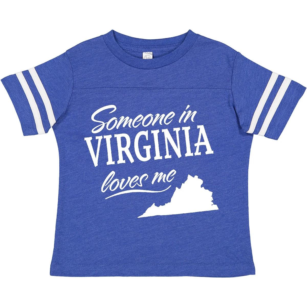 Inktastic Someone In Virginia Loves Me Toddler T-Shirt State Home Family Kids 140