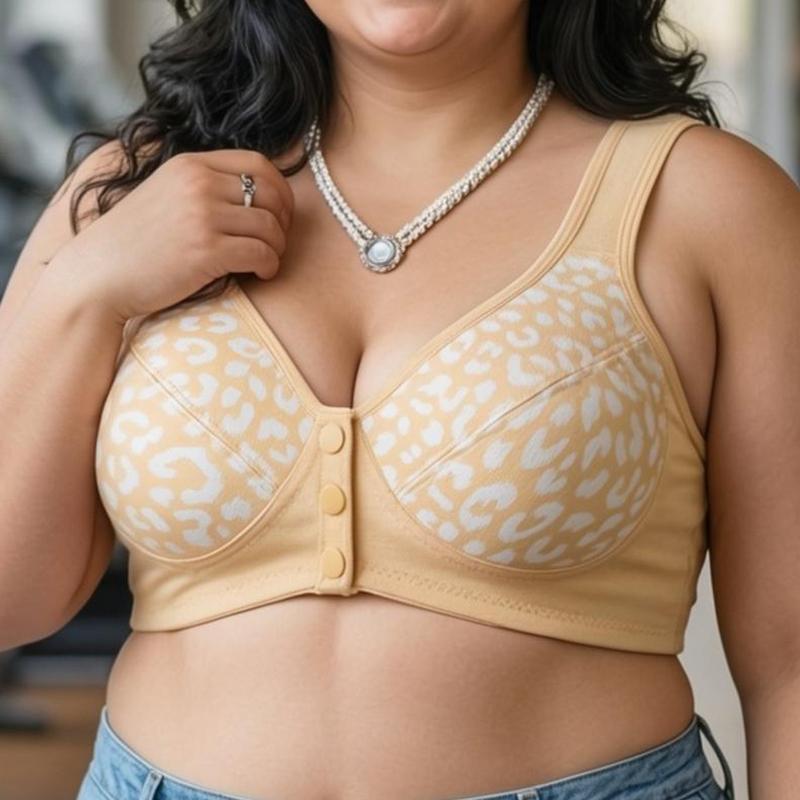 Dames Sexy Voorkant Sluiting BH Grote Maten Zacht Tanktop Stijl Ademend Comfortabel Slim Fit Naadloos Dagelijks Gebruik Ondergoed