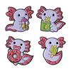 2-10pcs/set Cartoon Animal Collection Enamel Pins Cute Capybara Pet Dogs Cats Brooches Lapel Badge Jewelry Gift For Kids Friends