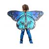 Monarch Butterfly-Wings for Kids Girls Princess Dress-Up Fairy Costume Toddler Big Sister Gift Dance Party Toy Halloween Chiffon