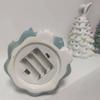 Easter Decoration White Pottery Rabbit Figurines Led Glowing Animal Ornament Rabbit Tree Crafts for Easter Party Decor