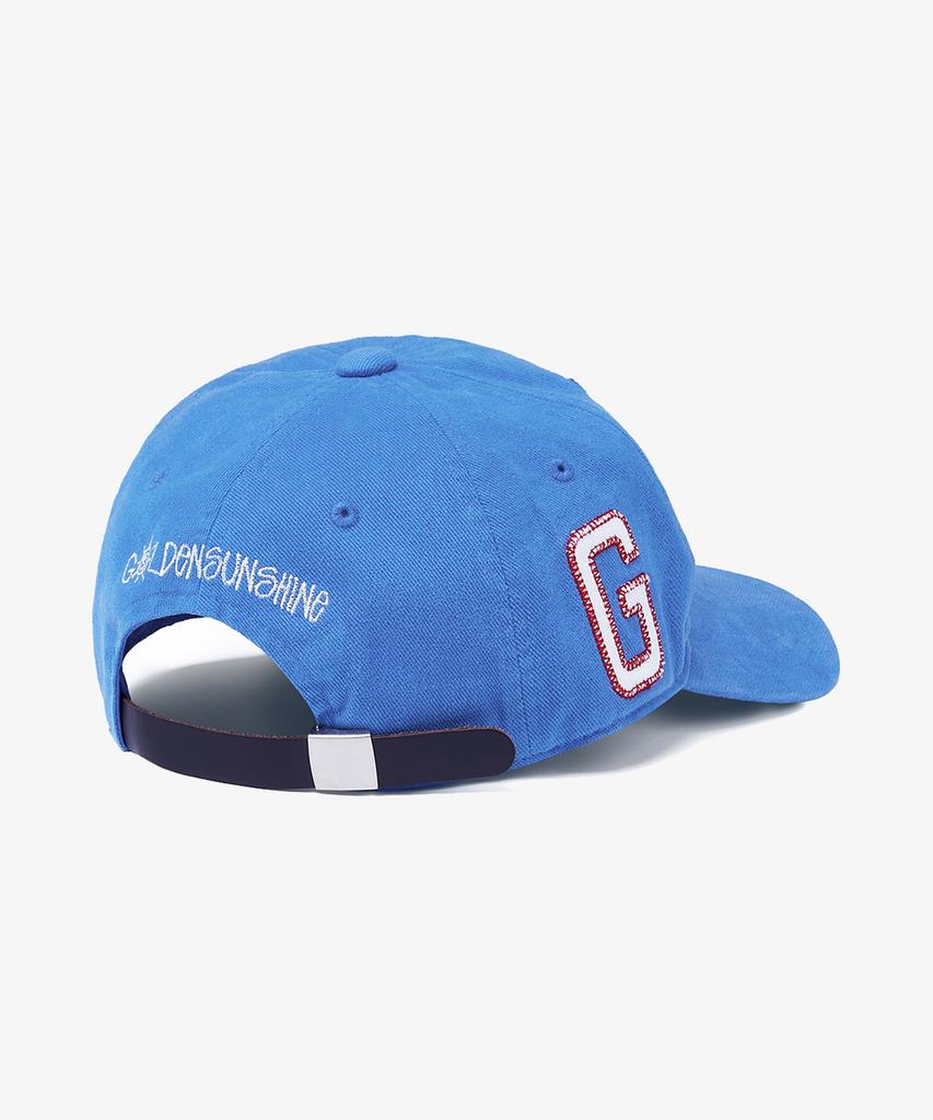 GOLDEN SUNSHINE Happiness Washed 6P Cap_Classic Blue