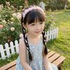 Sweet Design Floral Headband Snow Yarn Imitation Pearl Headband  Performance Dance