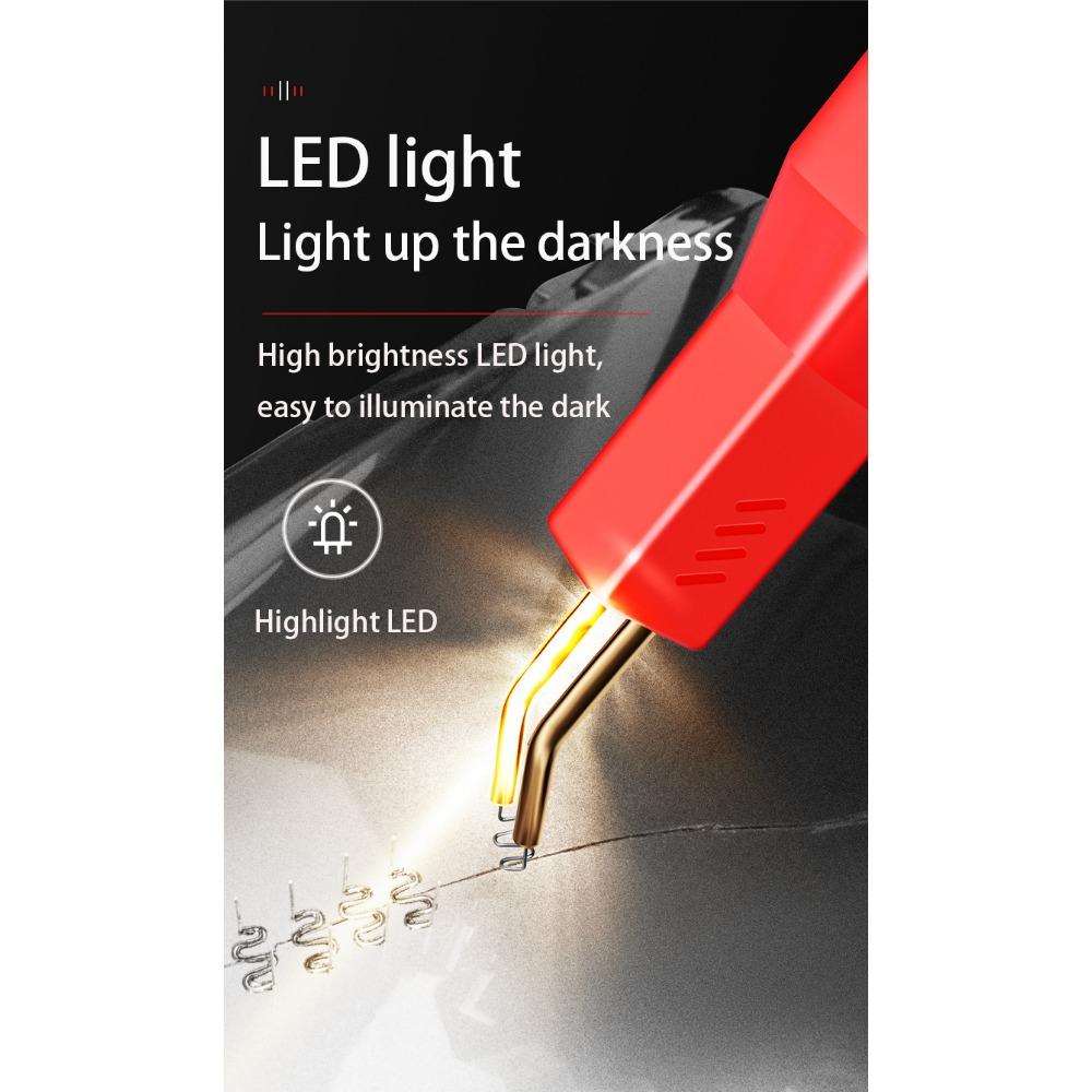 1PACK Plastic Welder Welding Machine Car Bumper Soldering Gun 4 Types Staples for Bumper/Kayak/Plastic Product Repairs